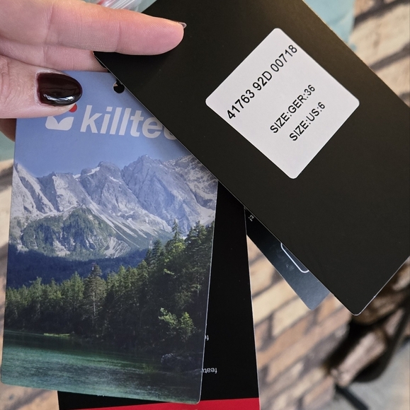 Cc - NWT Killtec houndstooth logo puffer ski jacket - Picture 7 of 14